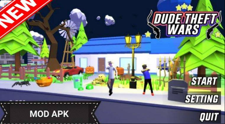 Dude Theft Wars Mod APK Unlimited Money